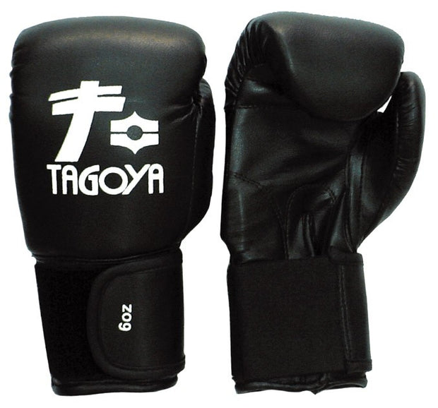 Guantes negros Full Contact infantil en piel artificial