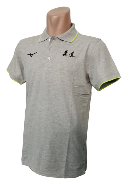 Polo personalizado Mizuno gris