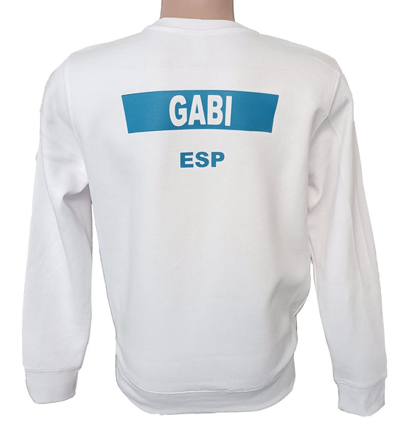 Sudadera dorsal personalizada