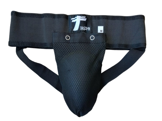 Coquilla con porta-coquilla negra, forma anatómica, cómoda y ajustable