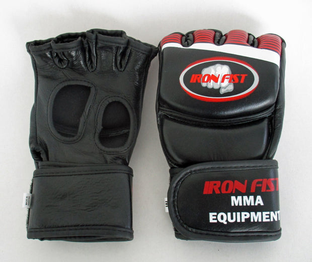 Guantillas MMA de piel.
