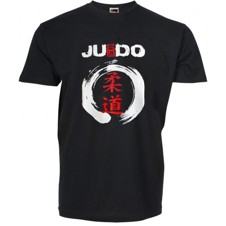 Camiseta judo Zen negra