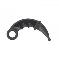 Karambit o cuchillo de krav maga de goma termoplástica (TPR)