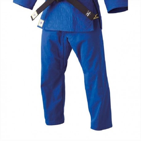 Pantalon Yusho judo competición Mizuno azul
