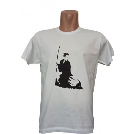 Camiseta blanca Samurai Iaido