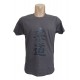 Camiseta Judo Spirt gris plomo