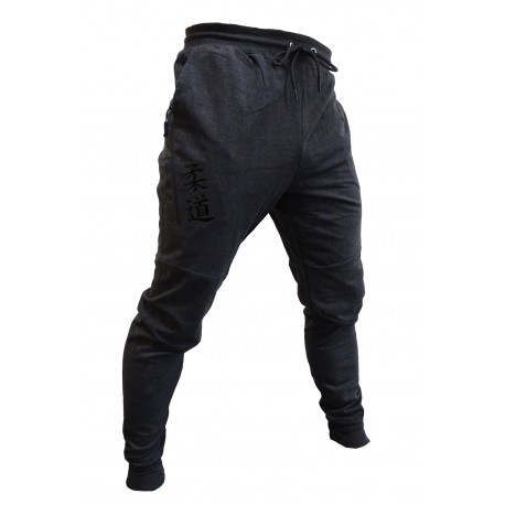 Pantalón felpa Sport gris oscuro