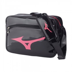 Bolsa Mizuno Enamel negro fucsia
