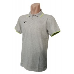 Polo Mizuno algodón gris