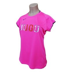 Camiseta Mizuno Core Judo rosa