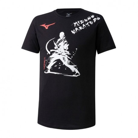 Camiseta Mizuno Karate negra