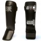 Espinilleras Leone Smart Junior negras con empeine.