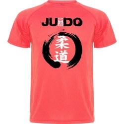 Camiseta coral fluor Judo