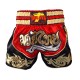 Pantalón Thai Boxing Negro-rojo