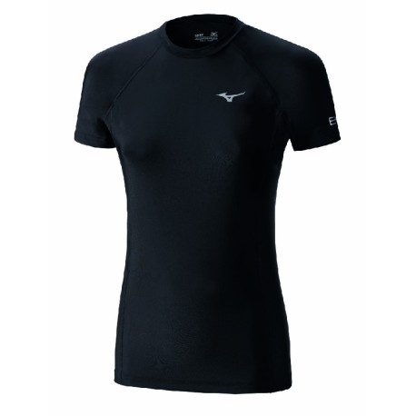 Camiseta femenina Mizuno Bio Gear negra con Judo