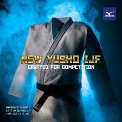 Judogi Mizuno Yusho blanco 2024 IJF.