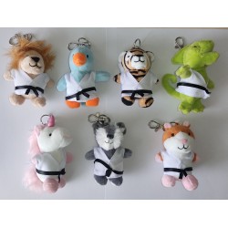 Llavero de peluche 10cm - Animales con kimono