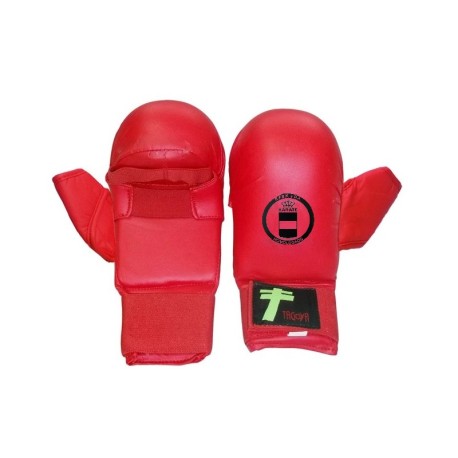 Guantilla homologada RFEK roja con pulgar.