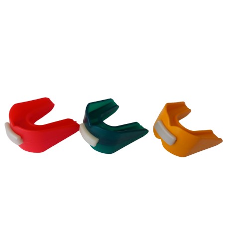 Protector bucal doble moldeable de silicona con caja