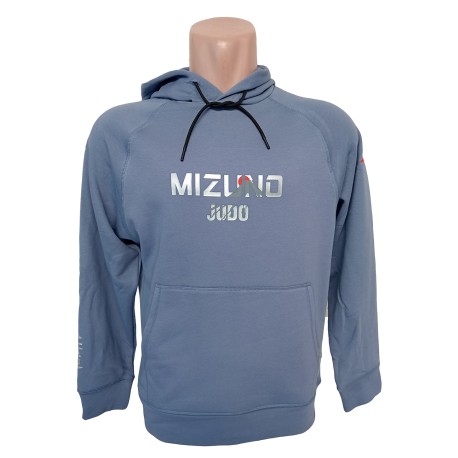 Sudadera Mizuno alta calidad color azul zen