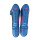 Espinilleras kick boxing Azul