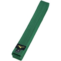 Cinturón verde MIZUNO especial, de algodón.