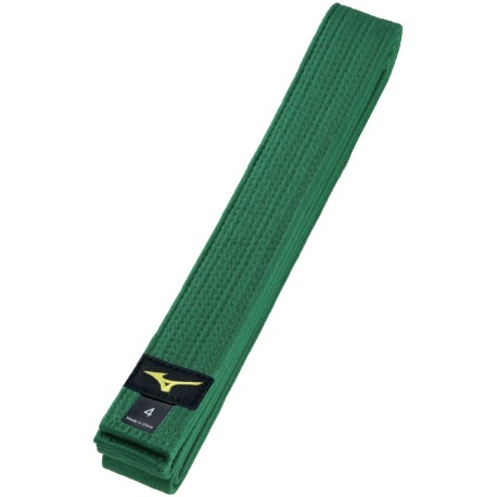 Cinturón verde MIZUNO especial, de algodón.