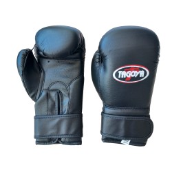 Guantes negros Full Contact infantil en piel artificial