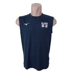 Camiseta Mizuno sin mangas Azul Marino
