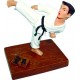 Figura karate de resina, 8cm.