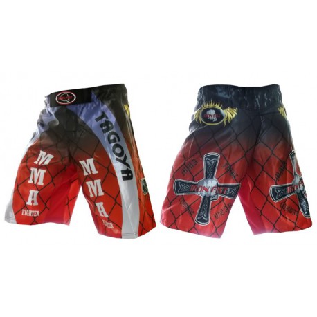 Pantalon MMA y luchas de satén estampado.