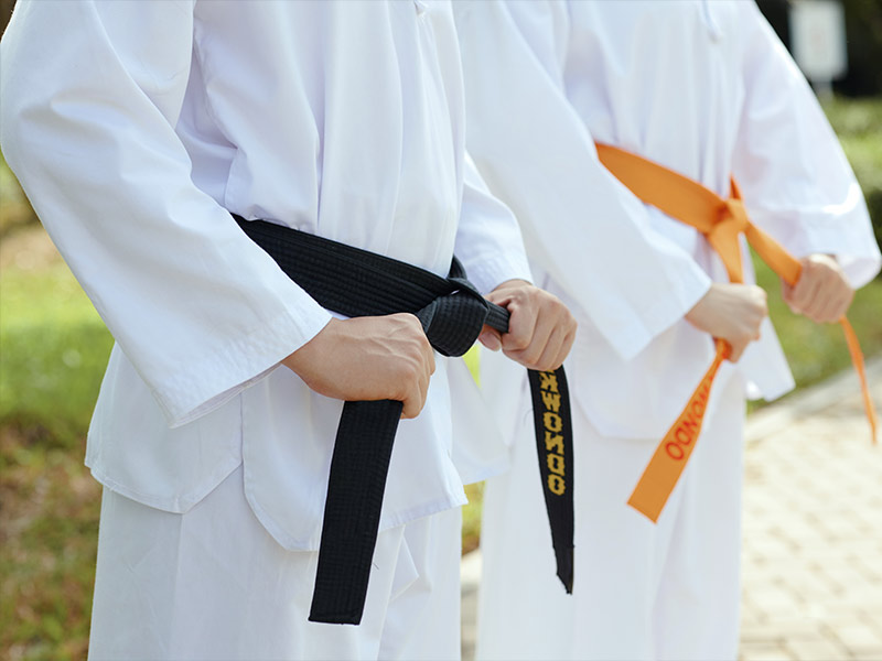 ¿Por qué se borda el equipo de artes marciales?