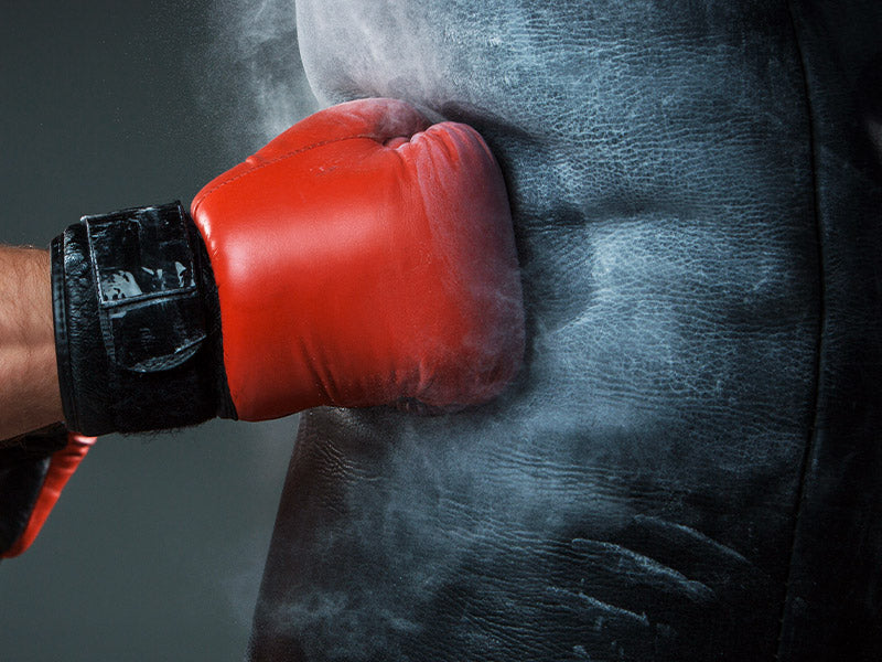 como rellenar un saco de boxeo