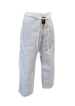 Pantalon judo Lady Master blanco con corte de mujer.