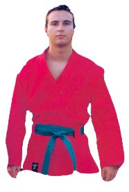 Chaqueta de sambo roja