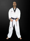 Dobok de COMPETICION bordado de tejido de relieve (como panilla)