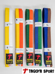 Cinturón artes marciales niveles 2 colores de algodón