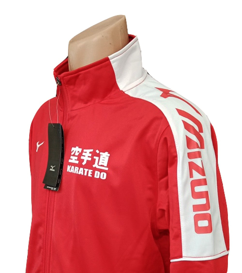Chandal Mizuno rojo negro karate