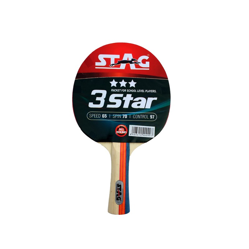 Pala homologada de tenis de mesa con funda.