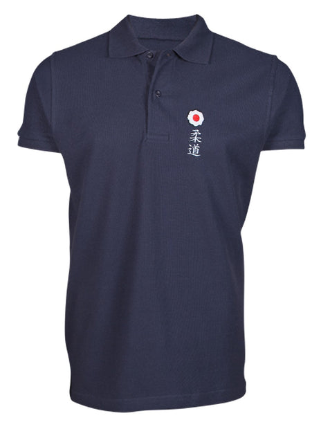 Polo azul marino de Judo