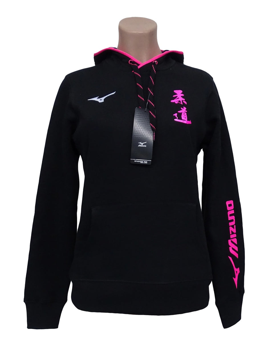 Sudadera femenina Mizuno negra