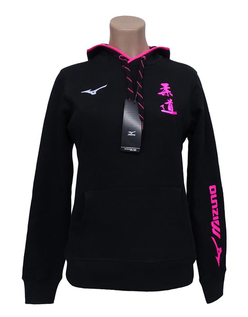 Sudadera femenina Mizuno negra
