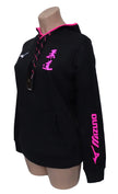 Sudadera femenina Mizuno negra