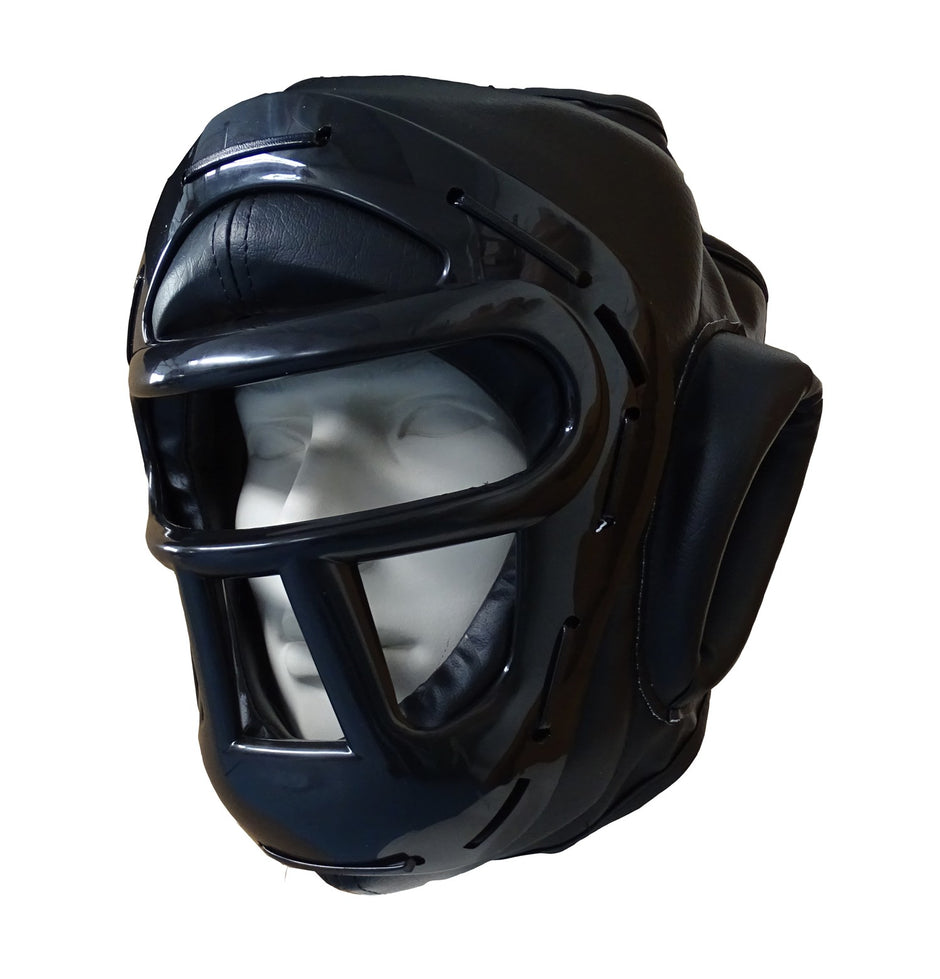 Casco deporte contacto con barras de protección