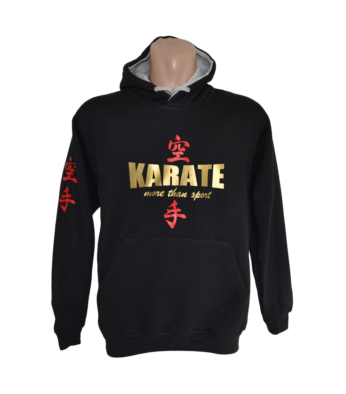 Sudadera negra Karate Do oro
