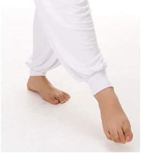 Traje de tai chi de satén blanco