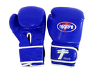 Guantes de boxeo de pvc Azul brillante con efecto carbono