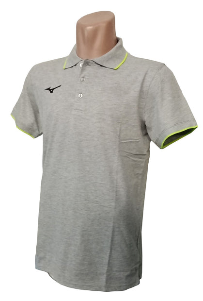 Polo Mizuno algodón gris
