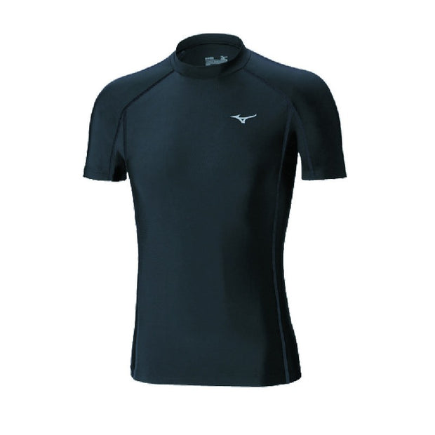Camiseta negra de compresión Mizuno