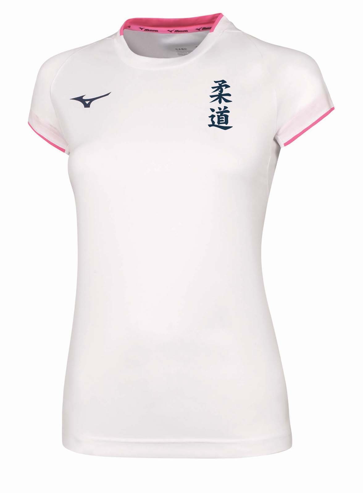 Camiseta femenina Mizuno Core blanca